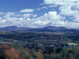Aerial of Landscape with Autumn Foliage Photographic Print by Tony Ruta