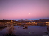 Moon Over Sierra Mountain Range, CA Photographic Print by Kyle Krause