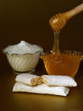 Honey Nougat Nutrition Bars on Table Fotografie-Druck von Chris Rogers