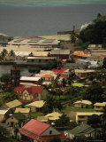 First Capital of Fiji 1874, Levuka, Oval Photographie par Walter Bibikow