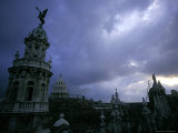Downtown with Stormy Skies, Havana, Cuba Photographic Print by Tim Lynch
