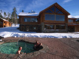 Hot Tub, Rainbow Lodge, Yellowstone Club, Montana Photographic Print by Yvette Cardozo