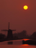 Quaint Rural Windmill Photographic Print