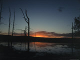 Sunset, Yellowstone National Park Photographic Print by Bruce Clarke