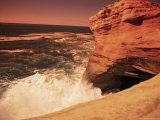 Crashing Surf, Cape Kiwanda, Pacific City, OR Photographic Print by Donald Higgs