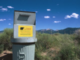 Trash Can, Western Wyoming Photographic Print by Bruce Clarke