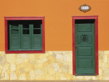 Building of stone with shutters Lámina fotográfica por Silvestre Machado
