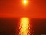 Sunset Over the Sea Photographic Print