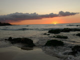 Big Island of Hawaii - Sunset from Beach Photographie par Keith Levit