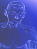 Transparent Male Figure Lámina fotográfica por Fogstock Llc