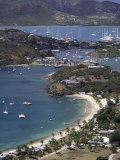 View of Historic Nelsons Dockyard, Antigua Photographic Print by Walter Bibikow