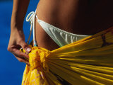 Mexican Woman with Swimwear Photographie par Mitch Diamond