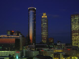 Downtown Skyline from Cnn Center Photographic Print by Walter Bibikow