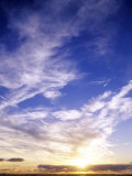 View Of Sky At Sunset Lámina fotográfica