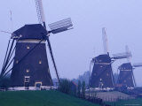 Three Windmills Photographic Print