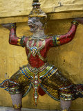Giant-Headed Support, Grand Palace, Thailand Photographic Print by Dr. Cannon Raymond