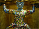 Giant-Headed Support, Grand Palace, Thailand Photographic Print by Dr. Cannon Raymond