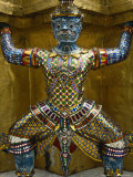 Giant-Headed Support, Grand Palace, Thailand Photographic Print by Dr. Cannon Raymond