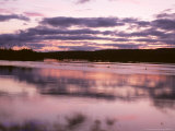 Lake at Dusk, Sweden Photographie par Philippe Henry