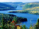 Lake Wapizagonke in Early Autumn, Quebec, Canada Photographie par Philippe Henry