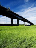 Avonmouth Bridge, England, The Bridge Carries the M5 Motorway Over the River Avon Fotografisk tryk af Martin Page