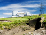 Oldbury Nuclear Power Station, England Fotografisk tryk af Martin Page