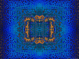 Blue and Orange Fractal Design Lámina fotográfica por Albert Klein Blue and Orange Fractal Design Lámina fotográfica por Albert Klein