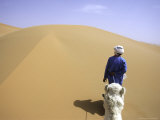 Riding a Camel, Morocco Print by Michael Brown
