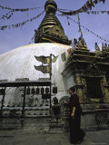 Chorten, Nepal Affiches par Michael Brown