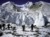 Trekking in Tibet Prints by Michael Brown