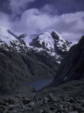 Snowy Mountains with Lake, Chile Posters par Michael Brown