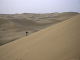 Skiing on Sanddunes, Morocco Prints by Michael Brown