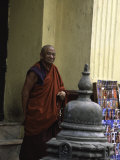 Old Man, Nepal Prints by Michael Brown