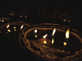 Candles, Nepal Posters par Michael Brown