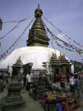 Chorten, Nepal Poster by Michael Brown