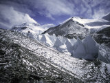 Seracs with Everest Background, Tibet Posters by Michael Brown