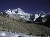 Mt. Everest Seen from the North Side, Tibet Posters by Michael Brown