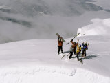 Skiing Kronotski Volcano, Russia Affiches par Michael Brown