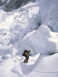 Decent from Ice Fall, Everest Affiches par Michael Brown