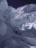 Khumbu Ice Fall, Nepal Prints by Michael Brown