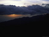 Sun Dips Below Clouds, Kilimanjaro Posters by Michael Brown