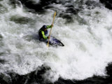Whitewater Kayaking, USA Affiches par Michael Brown