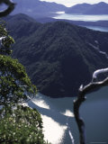 Blue Lakes Surrounded by Mountains, Chile Prints by Pablo Sandor