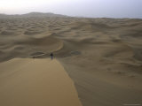 Skiing on Sanddunes, Morocco Posters by Michael Brown
