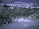North Ronbuk Glacier, Nepal Affiche par Michael Brown