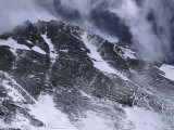 Summit of Mt. Everest Seen from the North Side, Tibet Poster by Michael Brown