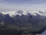 Helicopter in Wallis, Switzerland Láminas por Michael Brown