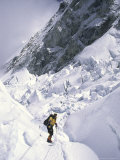 Khumbu Ice Fall, Nepal Affiches par Michael Brown