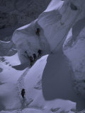 Climbing Khumbu Ice Fall, Nepal Posters par Michael Brown