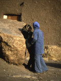 Two Girls Talking, Morocco Prints by Michael Brown